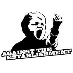 Against the establishment, T-shirt