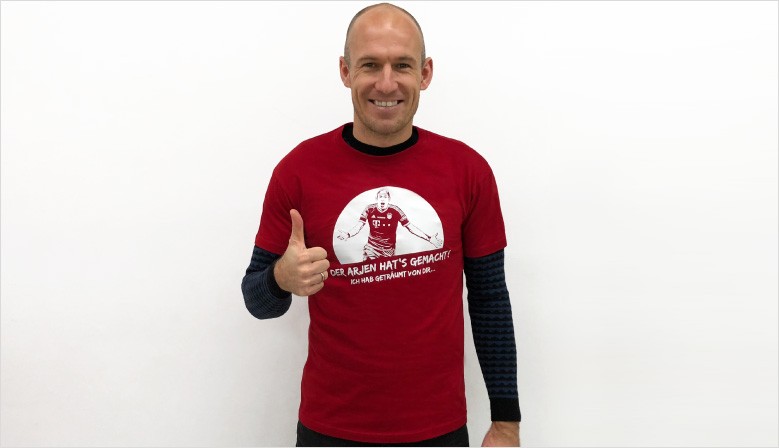 Arjen-Robben T-shirt from SpielRaum